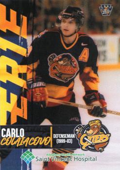 2021-22 Choice Erie Otters (OHL) 25th Anniversary #14 Carlo Colaiacovo Front