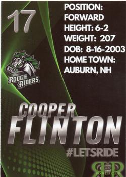 2021-22 Cedar Rapids RoughRiders (USHL) #NNO Cooper Flinton Back