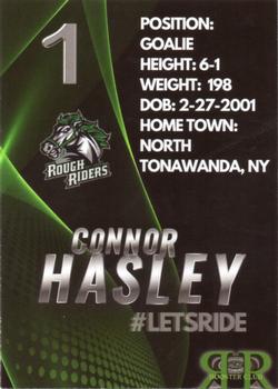 2021-22 Cedar Rapids RoughRiders (USHL) #NNO Connor Hasley Back