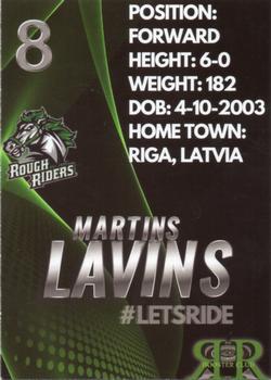 2021-22 Cedar Rapids RoughRiders (USHL) #NNO Martins Lavins Back