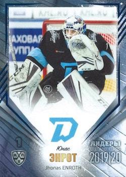 2019-20 Sereal KHL Leaders - Blue #LDR-DMN-001 Jhonas Enroth Front
