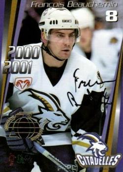 2000-01 Quebec Citadelles (AHL) - Autographs #3 Francois Beauchemin Front