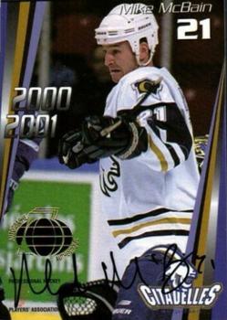 2000-01 Quebec Citadelles (AHL) - Autographs #8 Mike McBain Front