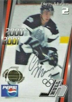 2000-01 Cartes, Timbres et Monnaies Sainte-Foy Hull Olympiques (QMJHL) - Autographs #1 Chris Moher Front