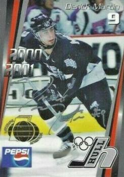 2000-01 Cartes, Timbres et Monnaies Sainte-Foy Hull Olympiques (QMJHL) - Autographs #7 Derick Martin Front