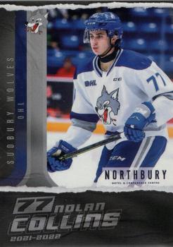 2021-22 Extreme Sudbury Wolves (OHL) #21 Nolan Collins Front