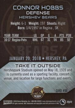 2018 Choice AHL Outdoor Classic #09 Connor Hobbs Back