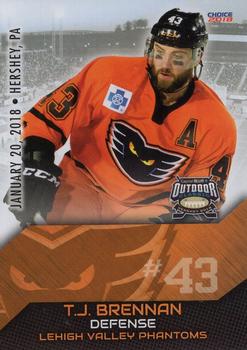 2018 Choice AHL Outdoor Classic #25 T.J. Brennan Front