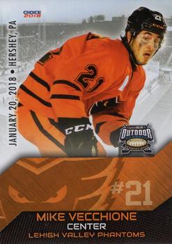 2018 Choice AHL Outdoor Classic #40 Mike Vecchione Front