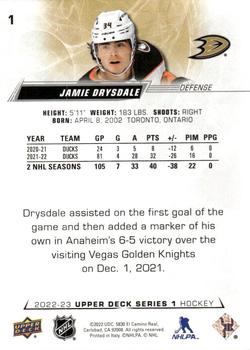 2022-23 Upper Deck #7 Troy Terry - Anaheim Ducks BASE HOCKEY CARD
