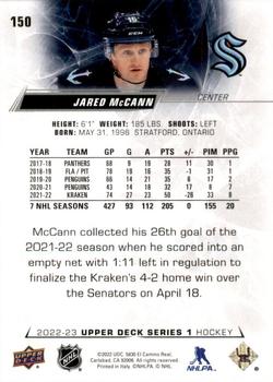 2022-23 Upper Deck #150 Jared McCann Back