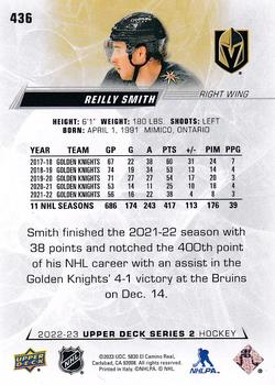 2022-23 Upper Deck #436 Reilly Smith Back
