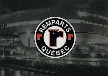 2021-22 Quebec Remparts (QMJHL) 25th Anniversary #21 Centre Videotron Front