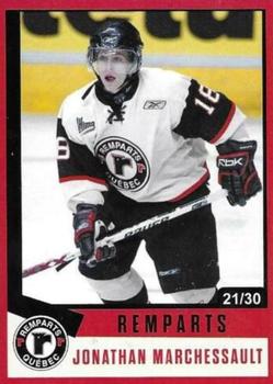 2021-22 Quebec Remparts (QMJHL) 25th Anniversary - Red (Rouge) #3 Jonathan Marchessault Front