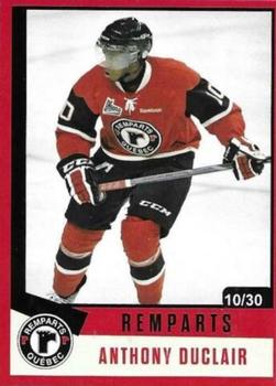 2021-22 Quebec Remparts (QMJHL) 25th Anniversary - Red (Rouge) #7 Anthony Duclair Front