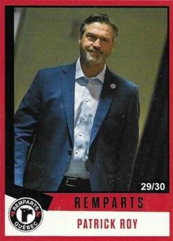 2021-22 Quebec Remparts (QMJHL) 25th Anniversary - Red (Rouge) #14 Patrick Roy Front