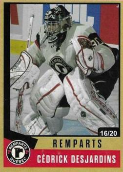 2021-22 Quebec Remparts (QMJHL) 25th Anniversary - Bronze #6 Cedrick Desjardins Front