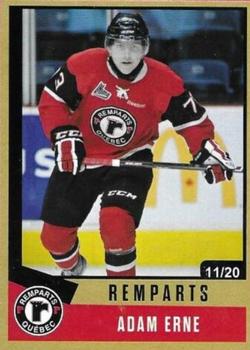 2021-22 Quebec Remparts (QMJHL) 25th Anniversary - Bronze #10 Adam Erne Front