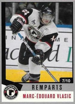 2021-22 Quebec Remparts (QMJHL) 25th Anniversary - Silver (Argent) #4 Marc-Edouard Vlasic Front