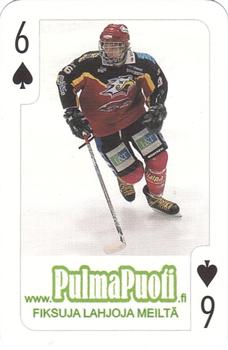 2009-10 Finnish Vaasan Sport Playing Cards #6♠ Oskar Osala Front