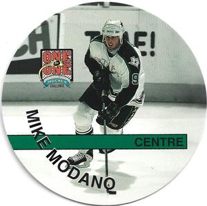 1994-95 Cardz One-on-One Challenge Discs #NNO Mike Modano Front