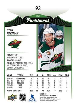2021-22 Parkhurst #93 Ryan Hartman Back