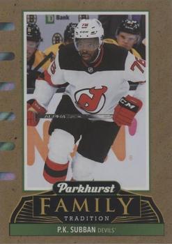 2021-22 Parkhurst - Family Tradition Gold #FT-8 P.K. Subban Front