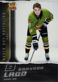 2021-22 Extreme North Bay Battalion (OHL) #6 Grayson Ladd Front