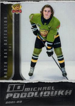 2021-22 Extreme North Bay Battalion (OHL) #7 Michael Podolioukh Front