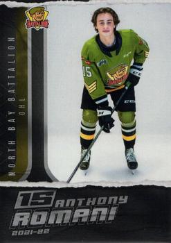 2021-22 Extreme North Bay Battalion (OHL) #11 Anthony Romani Front