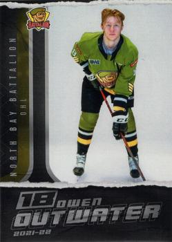 2021-22 Extreme North Bay Battalion (OHL) #13 Owen Outwater Front