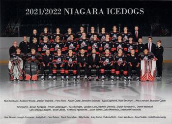 2021-22 Extreme Niagara IceDogs (OHL) #24 Team Photo / Header Card Front