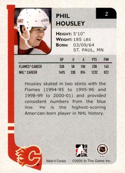 2004-05 In The Game Franchises Canadian - SportsFest Chicago #2 Phil Housley Back