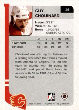 2004-05 In The Game Franchises Canadian - SportsFest Chicago #16 Guy Chouinard Back