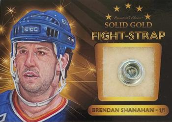 2022 President's Choice Solid Gold - Fight-Strap #FS-26 Brendan Shanahan Front