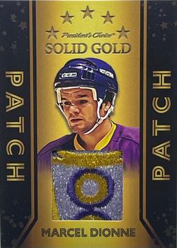 2022 President's Choice Solid Gold - Patch #P-10 Marcel Dionne Front