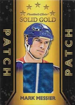 2022 President's Choice Solid Gold - Patch #P-43 Mark Messier Front