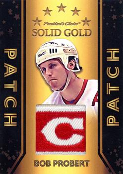 2022 President's Choice Solid Gold - Patch #P-55 Bob Probert Front