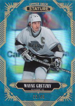 2020-21 Upper Deck Stature - Blue #76 Wayne Gretzky Front