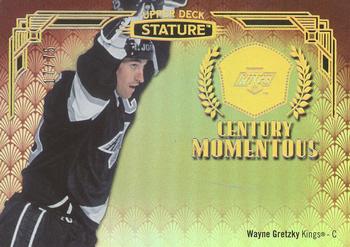 2020-21 Upper Deck Stature - Century Momentous Red #CM-25 Wayne Gretzky Front