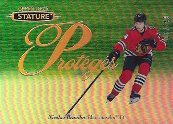 2020-21 Upper Deck Stature - Proteges Green #P-30 Nicolas Beaudin Front