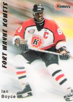 1998-99 Fort Wayne Komets (IHL) #3 Ian Boyce Front