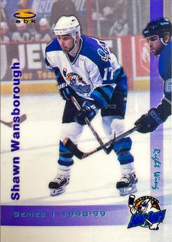 1998-99 EBK Orlando Solar Bears (IHL) #9 Shawn Wansborough Front