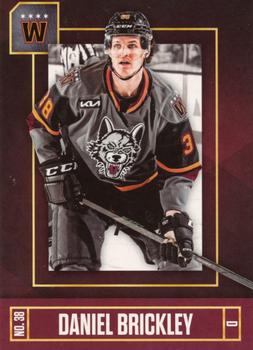 2021-22 Vienna Beef Chicago Wolves (AHL) #NNO Daniel Brickley Front