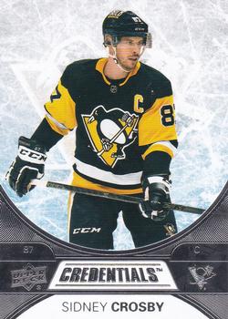 2021-22 Upper Deck Credentials #2 Sidney Crosby Front