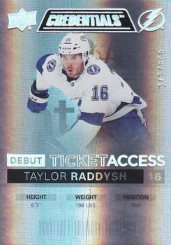 2021-22 Upper Deck Credentials #100 Taylor Raddysh Front