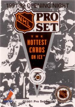 1991-92 Pro Set - Promos #NNO The Hottest Cards on Ice Front