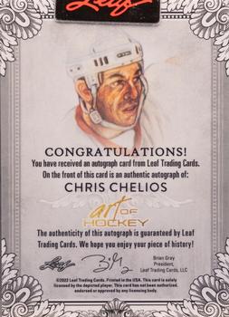2022 Leaf Art of Hockey #BA-CC1 Chris Chelios Back