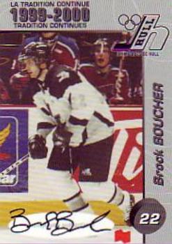 1999-00 Cartes, Timbres et Monnaies Sainte-Foy Hull Olympiques (QMJHL) Autographs #15 Brock Boucher Front