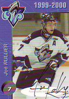 1999-00 Cartes, Timbres et Monnaies Sainte-Foy Rimouski Oceanic (QMJHL) Autographs #2 Joe Rullier Front